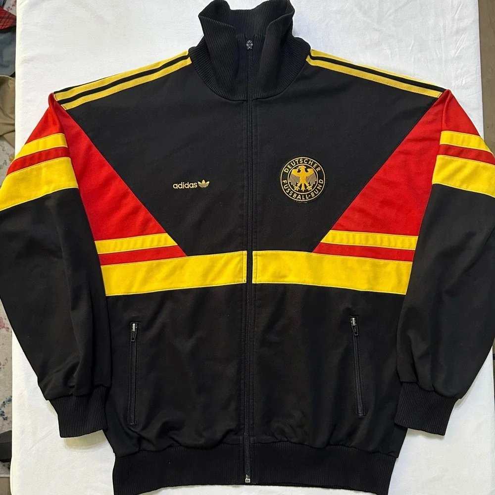 Adidas Vintage West Germany DFB Track Jacket Trefoil Blokecore Soccer World Cup